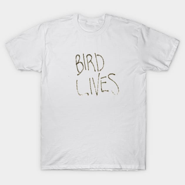 Bird Lives T-Shirt by Corry Bros Mouthpieces - Jazz Stuff Shop